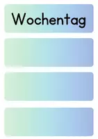Vorschau - Poster - Wochentage Schilder I Die Tage I Die Woche - Seite 3
