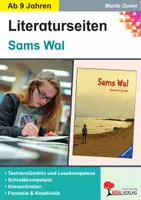 Vorschau - Arbeitsblätter - Sams Wal Literaturseiten | Lektürebegleiter, Wale, Textarbeit, Kapitelarbeit, Leseverständnis, Grammatik, Tierschutz | Deutsch Grundschule Sekundarstufe Klasse 4-6 Lösungen - Deckblatt