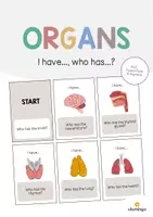Vista previa - Juegos / Gamificación - Organs / Órganos: I have..., who has...? (Juego para la clase de inglés) - Portada