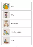 Vista previa - Juegos / Gamificación - Toys / Juguetes: Running Dictation (Dictado en movimiento para la clase de inglés) - página 2
