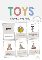Vista previa - Hojas de trabajo - TOYS: Paquete XXL de materiales para la clase de inglés (Juguetes) - página 1