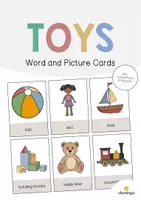 Vista previa - Decoración del aula - Toys / Juguetes: Word and Picture Cards (Tarjetas con imágenes para la clase de inglés) - Portada