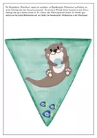 Vorschau - Poster - Wimpelkette Otterklasse - Otter Wimpel Klassentier - Seite 1