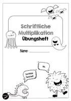 Vorschau - Arbeitsblätter - Schriftliche Multiplikation üben (ZR 1000) | Arbeitsblätter mit & ohne Übertrag | 3.–4. Klasse - Seite 1