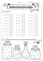 Vorschau - Arbeitsblätter - Schriftliche Multiplikation üben (ZR 1000) | Arbeitsblätter mit & ohne Übertrag | 3.–4. Klasse - Seite 2