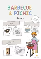Vista previa - Juegos / Gamificación - Barbecue & Picnic / Barbacoa y picnic: Puzzle (Rompecabezas para la clase de inglés) - Portada