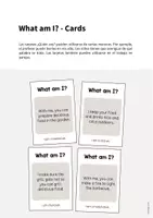 Vista previa - Tarjetas / Manipulativos - Barbecue & Picnic / Barbacoa y picnic: What am I? - Cards (Juego de adivinanzas para la clase de inglés) - página 1