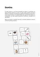 Vista previa - Juegos / Gamificación - Barbecue & Picnic / Barbacoa y picnic: Domino (Juego para la clase de inglés) - página 1