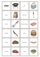 Vista previa - Juegos / Gamificación - Barbecue & Picnic / Barbacoa y picnic: Domino (Juego para la clase de inglés) - página 2