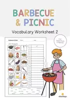 Vista previa - Hojas de trabajo - Barbecue & Picnic / Barbacoa y picnic: Vocabulary Worksheet 2 (Hoja de trabajo de inglés) - Portada