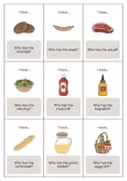 Vista previa - Juegos / Gamificación - Barbecue & Picnic / Barbacoa y picnic: I have..., who has...? (Juego para la clase de inglés) - página 3