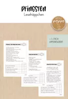 Vorschau - Arbeitsblätter - Pfingsten Lesehäppchen - Lesetext mit Aufgaben - Deckblatt