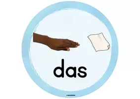 Vorschau - Poster - Handzeichen bestimmte Artikel/Artikelsymbole Bildkarten - Seite 3