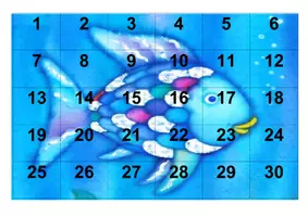 Aperçu - Jeux - arc en ciel puzzles numeriques 2 - Page 1