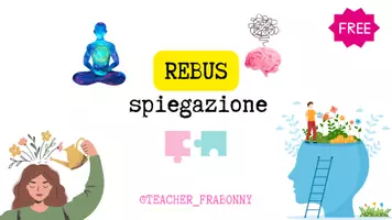anteprima - Materiale di supporto/inclusione - Spiegazione , che cos'è un Rebus - Pagina di copertina