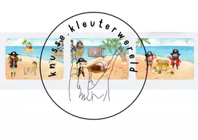 Voorbeeld - Piraten achtergrond - Voorblad