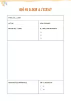 Vista previa - Unidades / Secuencias / Situaciones de Aprendizaje - Fitxa de lectura d’estiu + proposta de mural lector – Activitat d’inici de curs - página 2
