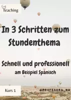 Vorschau - Stundenentwürfe - 🚀EasyTeaching 1: Formuliere dein Stundenthema in 3 Schritten! (Ebook 1) - Seite 1