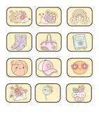 Vista previa - Tarjetas / Manipulativos - Juego comprensión lectora de primavera - página 3