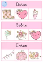 Vista previa - Tarjetas / Manipulativos - ¿Qué és?- vocabulario de primavera - página 1