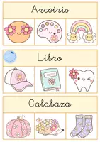 Vista previa - Tarjetas / Manipulativos - ¿Qué és?- vocabulario de primavera - página 3
