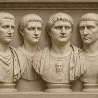 Vorschau - Arbeitsblätter - Römische Kaiser - Von Caesar Augustus bis Caligula und Trajan - Deckblatt
