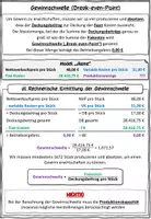 Vorschau - Stundenentwürfe - Die Gewinnschwelle (break-even-point) BwR 10 II Lehrplan Plus - Seite 1