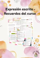 Vista previa - Hojas de trabajo - Recuerdos del curso 2024/2025 - Portada