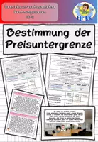Vorschau - Stundenentwürfe - Die Bestimmung der Preisuntergrenze BwR 10 II Lehrplan Plus - Deckblatt