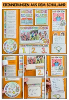 Vorschau - Mal- und Bastelvorlagen - ERINNERUNGEN AUS DEM SCHULJAHR - Lapbook (3.-5. Schulstufe) - Seite 1