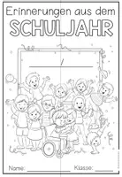 Vorschau - Mal- und Bastelvorlagen - ERINNERUNGEN AUS DEM SCHULJAHR - Lapbook (3.-5. Schulstufe) - Seite 3