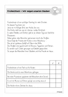 Vorschau - Arbeitsblätter - Fronleichnam Lesehäppchen - Lesetext mit Aufgaben - Seite 2