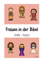 Vorschau - Spiele - Frauen in der Bibel / Zitate Puzzle - Seite 1