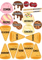 Vista previa - Juegos / Gamificación - Montamos helados. Análisis de sustantivos - página 2