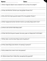 Vorschau - Arbeitsblätter - Movie Guide: Tangled (2010) - Questions and Activities with Answers - Seite 1
