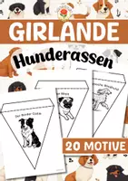 Vorschau - Mal- und Bastelvorlagen - Girlande - Hunderassen - Deckblatt