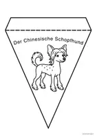 Vorschau - Mal- und Bastelvorlagen - Girlande - Hunderassen - Seite 2