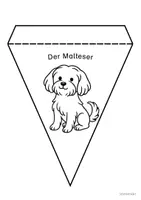 Vorschau - Mal- und Bastelvorlagen - Girlande - Hunderassen - Seite 3