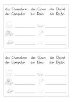Vorschau - Arbeitsblätter - Lesen und Schreiben zu Bildern - Seite 3