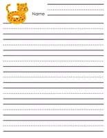 Aperçu - Matériel pour travaux manuels / dessin - 10 pages lignées Flotties de piscine - Page 2