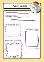 Vorschau - Stundenentwürfe - Künstlerportrait Mr.Doodle inkl. Steckbrief, Arbeitsblätter - Seite 3