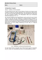 Vorschau - Klassenarbeiten - mündliches Abitur Chemie: Elektrochemie, Fette, Säuren & Basen (bearbeitbar) - Deckblatt