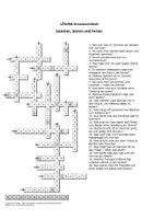Vorschau - Interaktives Material - Kreuzworträtsel: Sommer, Sonne & Ferien (mit Lösung) - Seite 1