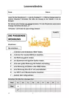 Vorschau - Arbeitsblätter - A2_LESEVERSTEHEN TEST Wohnungsanzeigen zuordnen - Seite 1