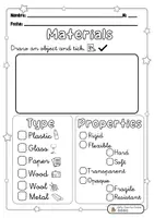 Vista previa - Hojas de trabajo - Materials: types and properties. - Portada