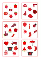 Vorschau - Spiele - Finde mich! - Alles in Rot! Förderspiel Wortschatz - Deckblatt