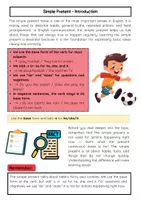 Vorschau - Arbeitsblätter - Simple Present: Usage – Habits – Facts – Rules - Seite 1