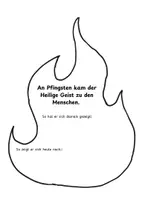 Vorschau - Arbeitsblätter - Pfingsten und Heiliger Geist - Arbeitsblätter und Tafelkarten - Seite 1