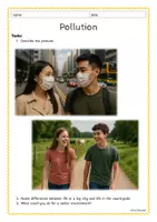 Vorschau - Arbeitsblätter - Speaking Task - Pictures from HONG KONG (Aufgaben MSA-ähnlich) - Seite 1