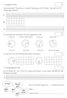 Vorschau - Test - Einmaleins Uhr Lernzielkontrolle - Seite 2